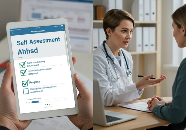 Online ADHD screening tool compared to a professional diagnosis