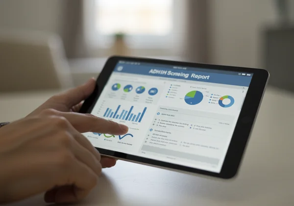 Digital report of child ADHD screening results for parents