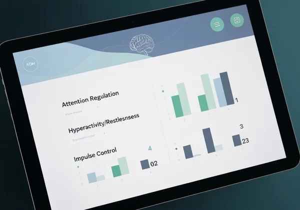Screenshot of an AI-generated ADHD report breakdown.