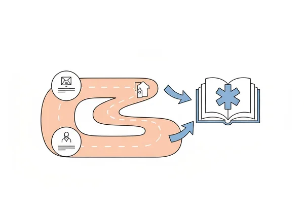 Visualizing the journey to professional diagnosis and support
