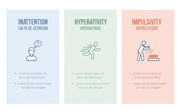 ADHD symptoms translated to Spanish