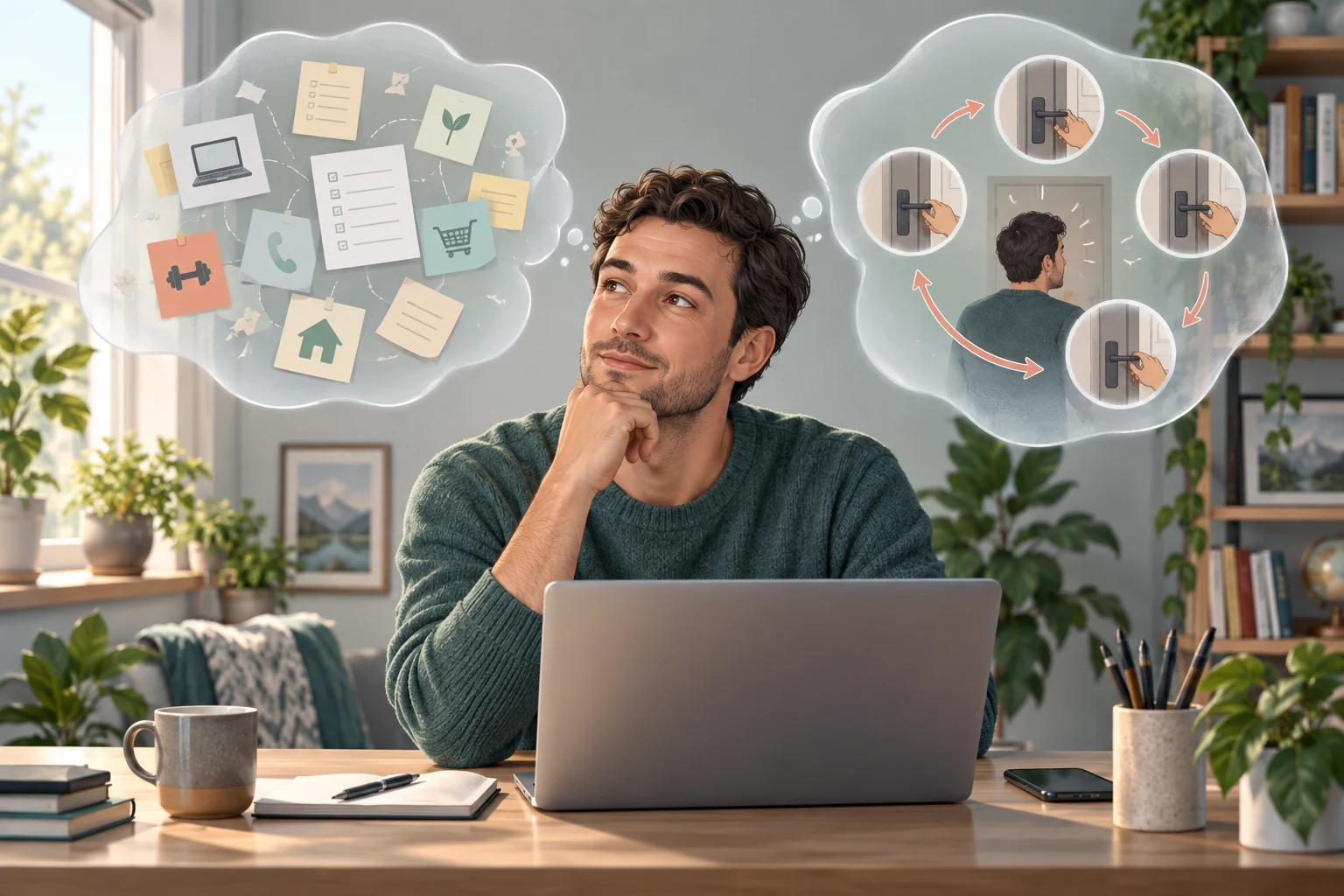 Adult focus and thought loops
